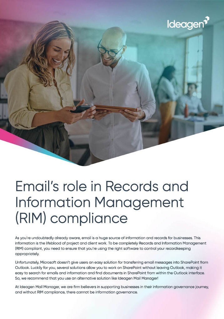 Email’s role in Records and Information Management (RIM) compliance thumbnail