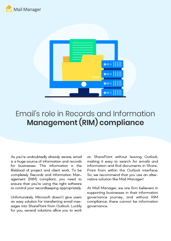 Email’s role in Records and Information Management (RIM) compliance-01