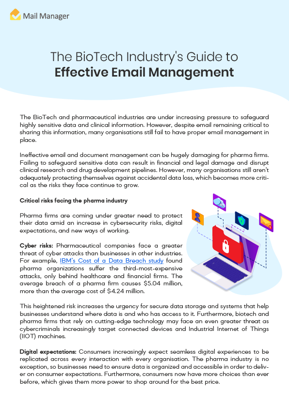 The BioTech Industrys Guide to Effective Email Management-01