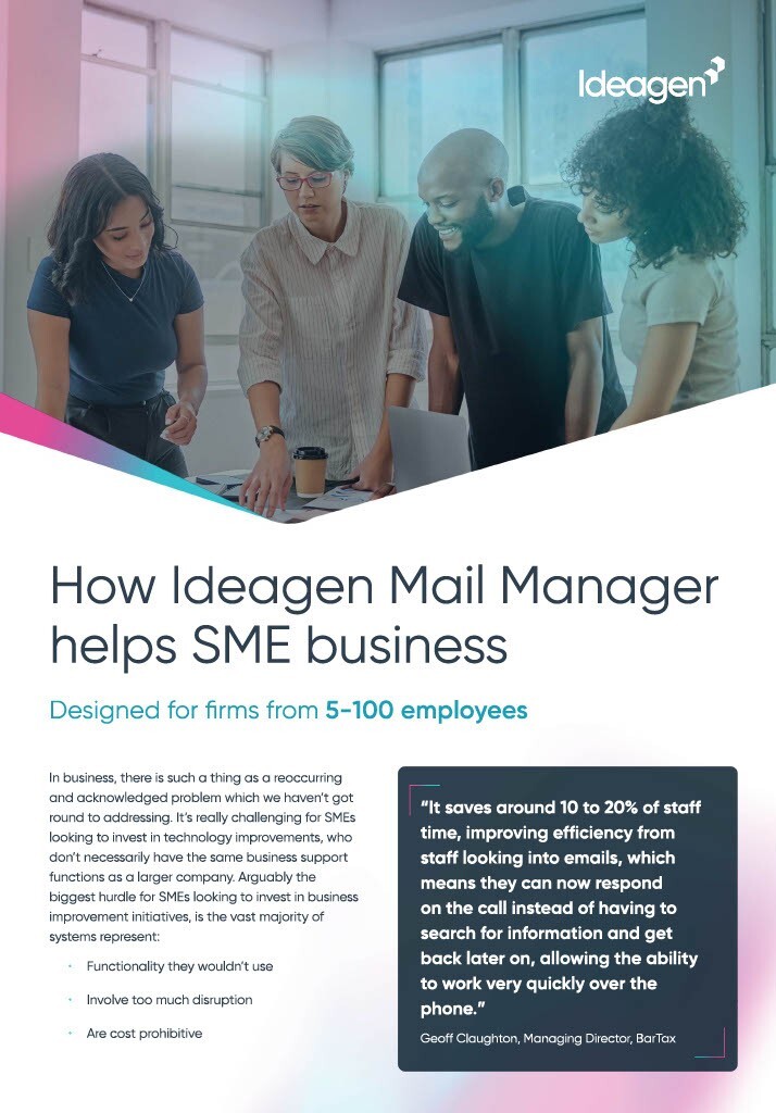 How Ideagen Mail Manager helps SME business thumbnail