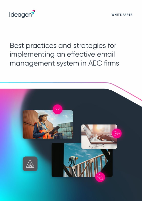 Implementing an effective email management system in AEC firms Ebook