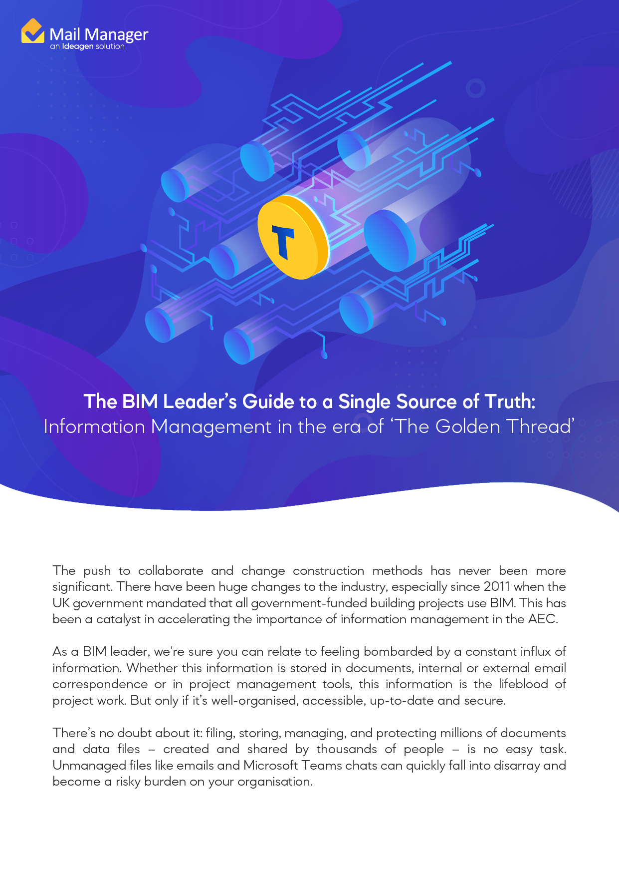 The BIM Leader’s Guide to a Single Source of Truth- Information Management in the era of ‘The Golden Thread’-01