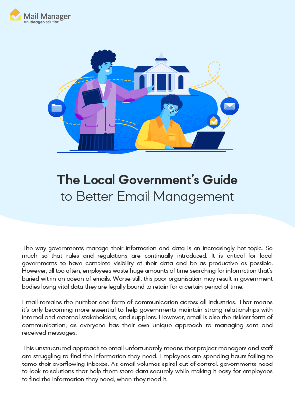 The Local Government’s Guide to Better Email Management-01