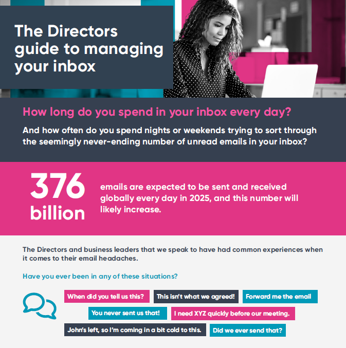 The Directors guide to managing your inbox infographic-1